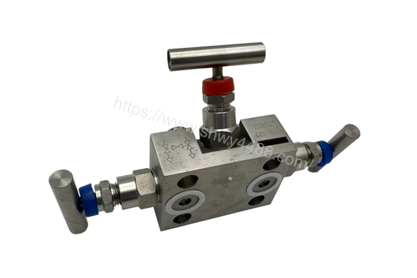 DP Transmitter 3-valve Manifold Two Block Valves One Equalizing Valve