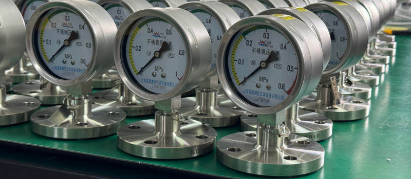 Diaphragm Seal Pressure Gauge for Industrial Uses Under Harsh Conditions