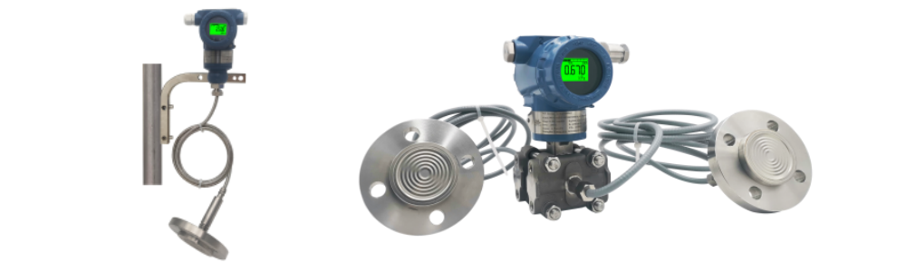 Diphragm Seal Pressure and DP Transmitter Adpots Capillary Tubing and Remote Installation