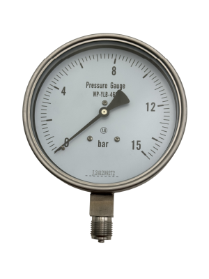 Lectures de pression linéaire locale Manomètre à tube de Bourdon