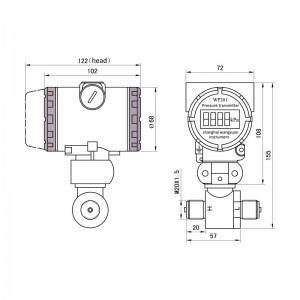 WP201A Industrial Air Differential Pressure Transmitter